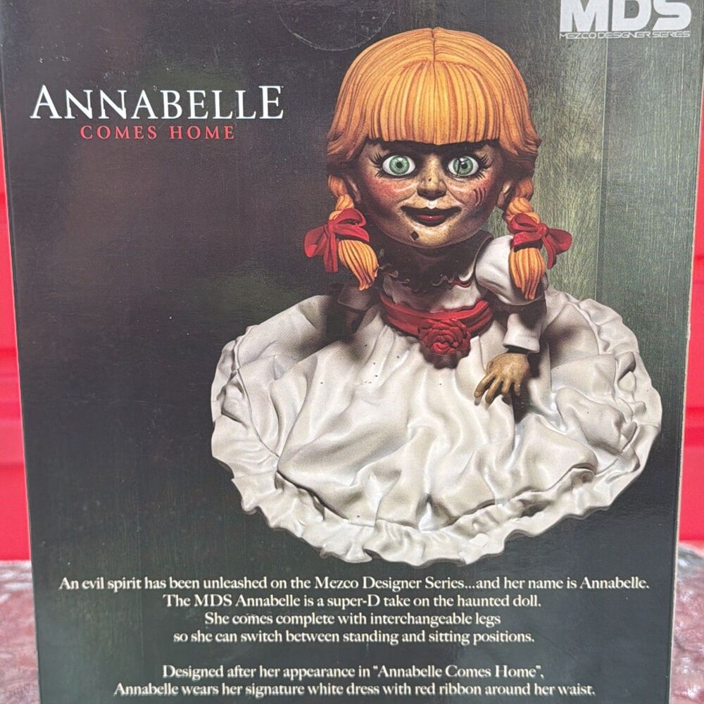 Mezco MDS Annabelle Comes Home Designer Series Figure Horror Doll NEW Halloween